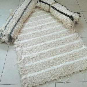Alfombra redonda yute y algodón Bangali 120 cm